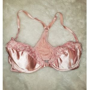 Pink Satin Victoria Secret Bra